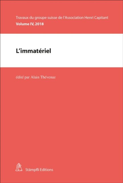 Alain Thevenaz - L'immatériel, E-bok