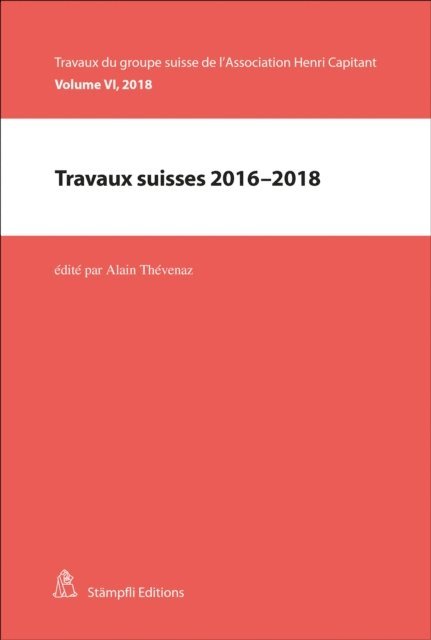Anne-Christine Fornage, Ariane Morin, Francesca Magistro, Matthias Uffer, Camille Dubois, Bertil Cottier, Daria Solenik, Nicolas Rouiller, Alain Thevenaz - Travaux suisses 2016-2018, E-bok