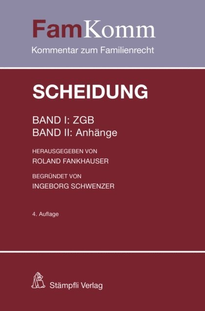 Anna Viola Bleichenbacher, Daniel Bahler, Eva Bachofner, Sabine Aeschlimann - Scheidung, E-bok