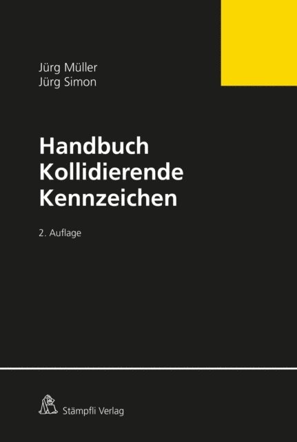 Jurg Simon, Jurg Muller - Handbuch Kollidierende Kennzeichen, E-bok