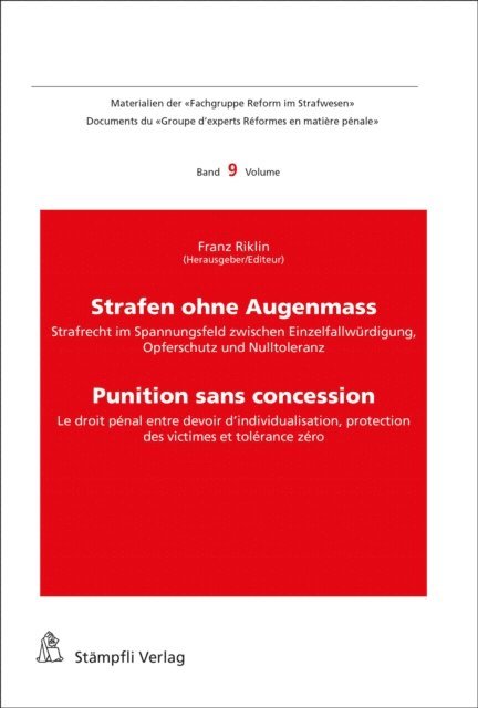 Franz Riklin - Strafen ohne Augenmass - Punition sans concession, E-bok