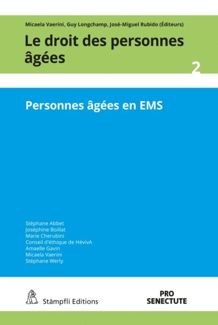 Jose-Miguel Rubido, Micaela Vaerini - Personnes âgées en EMS, E-bok