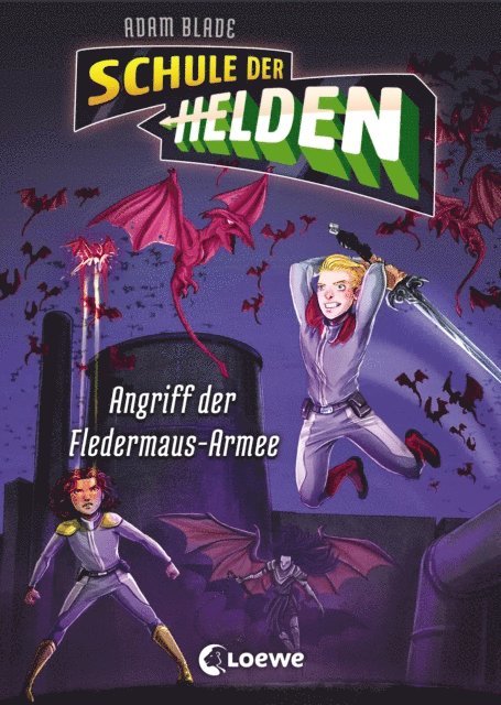 Adam Blade, Sandra Margineanu - Schule der Helden (Band 2) - Angriff der Fledermaus-Armee, E-bok