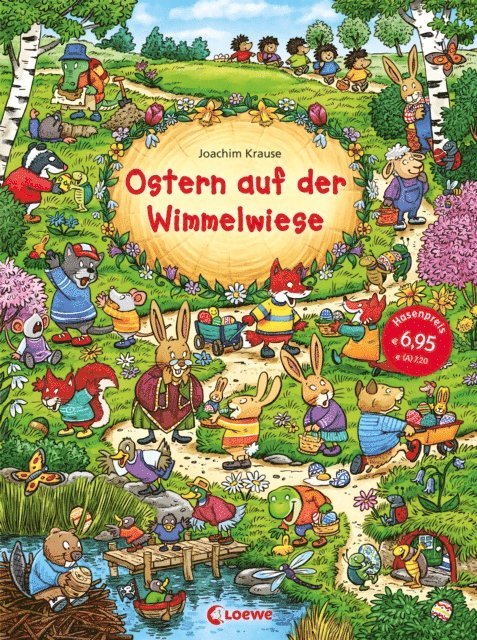 Loewe Wimmelbucher, Joachim Krause - Ostern auf der Wimmelwiese, E-bok