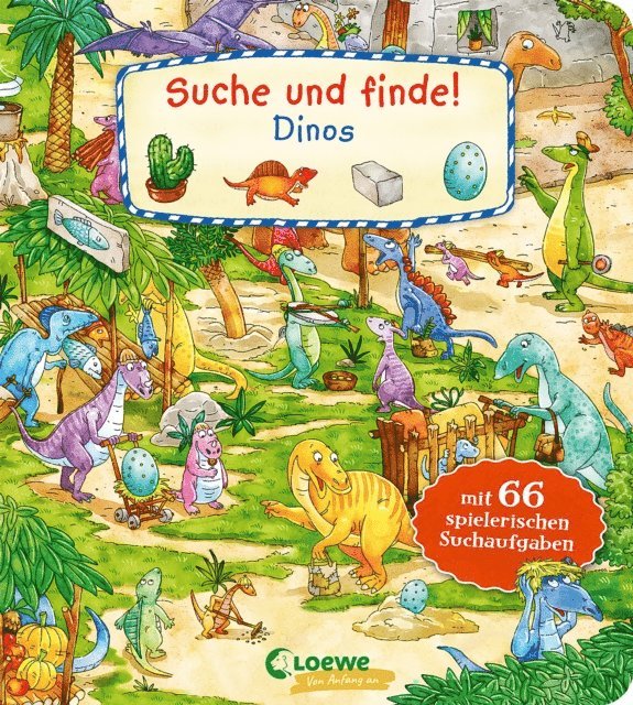 Loewe Wimmelbucher, Joachim Krause - Suche und finde! - Dinos, E-bok