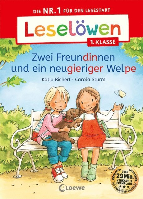 Katja Richert, Carola Sturm - Leselöwen 1. Klasse - Zwei Freundinnen und ein neugieriger Welpe, E-bok