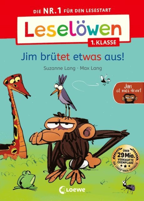 Suzanne Lang, Pia Jungert - Leselöwen 1. Klasse - Jim ist  mies drauf - Jim brütet etwas aus!, E-bok