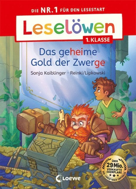 Sonja Kaiblinger, Kaja Reinki - Leselöwen 1. Klasse - Das geheime Gold der Zwerge, E-bok