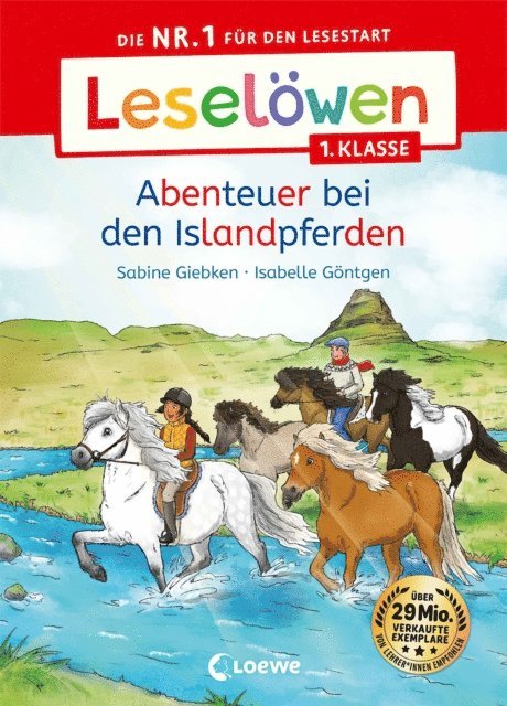 Sabine Giebken, Isabelle Gontgen - Leselöwen 1. Klasse - Abenteuer bei den Islandpferden, E-bok