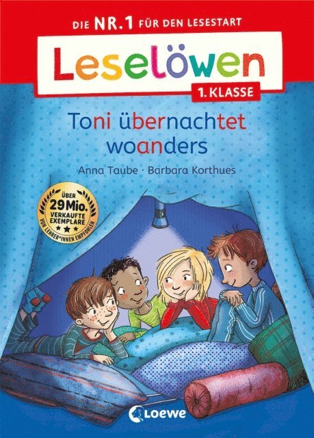 Anna Taube - Leselöwen 1. Klasse - Toni übernachtet woanders, E-bok