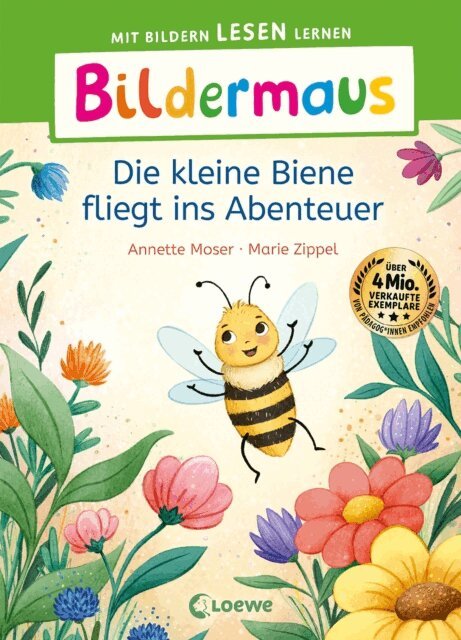 Annette Moser - Bildermaus - Die kleine Biene fliegt ins Abenteuer, E-bok