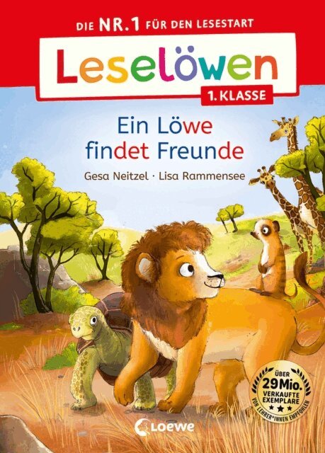 Gesa Neitzel - Leselowen 1. Klasse - Ein Lowe findet Freunde, E-bok