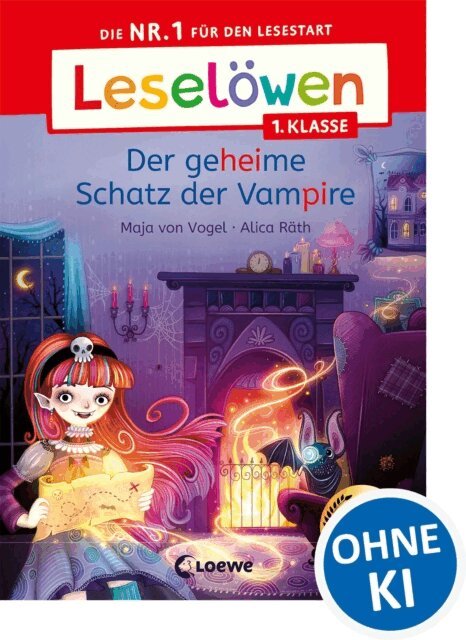 Maja von Vogel - Leselowen 1. Klasse - Der geheime Schatz der Vampire, E-bok