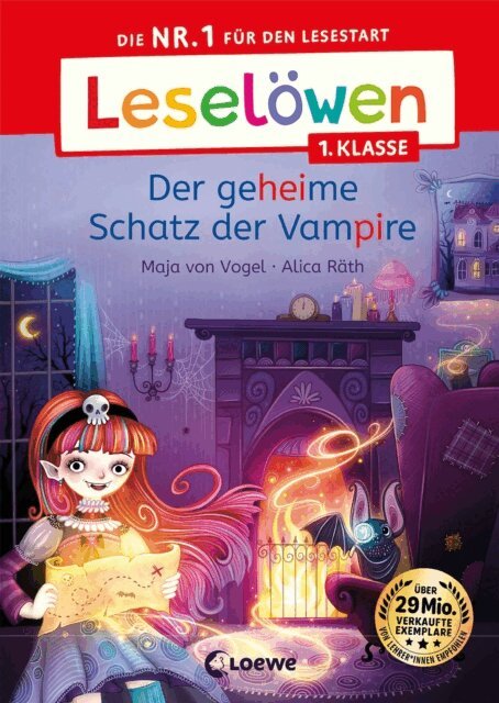 Maja von Vogel - Leselowen 1. Klasse - Der geheime Schatz der Vampire, E-bok