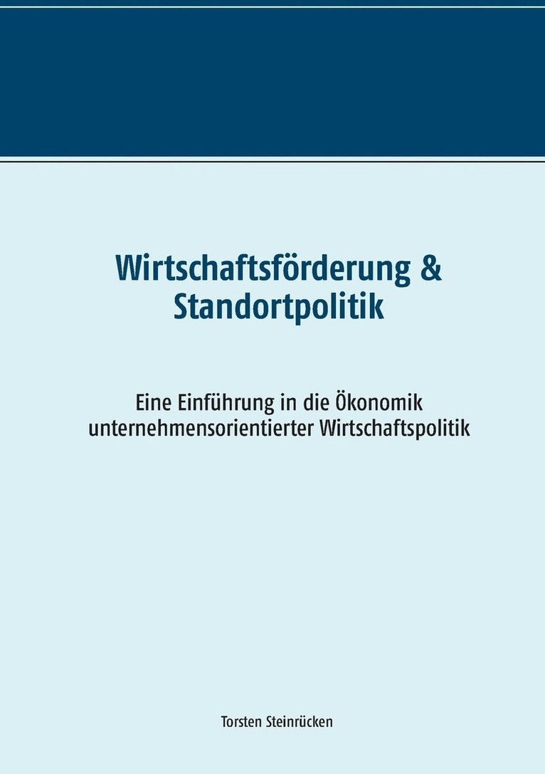 Torsten Steinrücken - Wirtschaftsförderung & Standortpolitik, Häftad