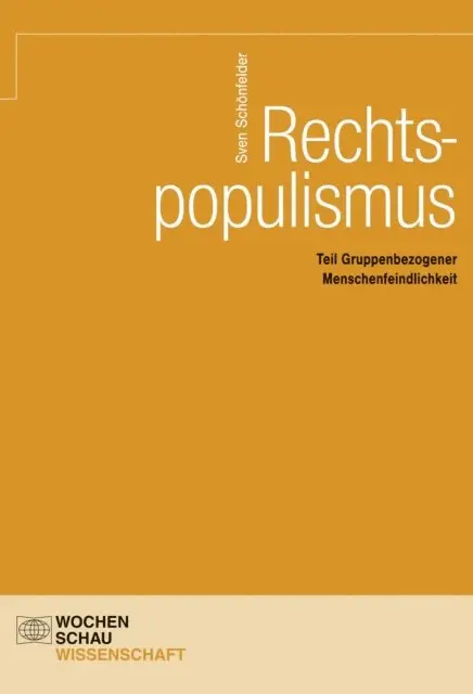 Sven Schonfelder - Rechtspopulismus, E-bok. Tillgänglighet: Lägg i varukorg