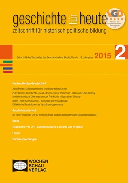 Ulf Thiel, Jelko Peters, Peter Hoeres, Ralph Erbar - Machen Medien Geschichte?, E-bok