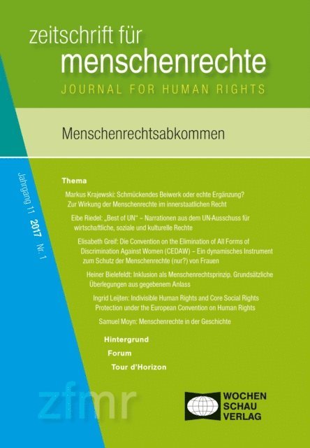 Michael Krennerich - Menschenrechtsabkommen, E-bok