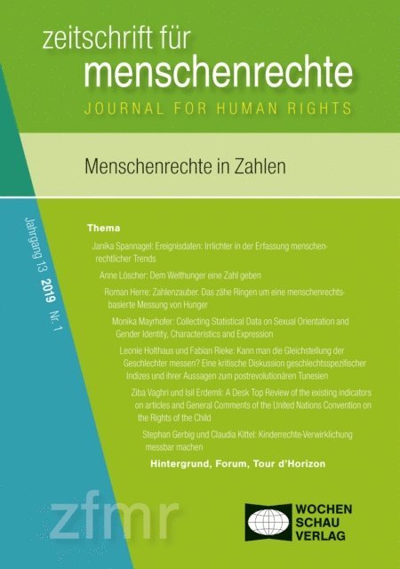 Sven Winkler, Ziba Vaghri, Janina Sturner, Janika Spannagel, Fabian Rieke, Michael Krennerich, Monika Mayrhofer, Anne Loscher, Claudia Kittel, Leonie Holthaus, Roman Herre, Marcel Helbig, Stefan Gerbig, Isil Erdemli - Menschenrechte in Zahlen, E-bok
