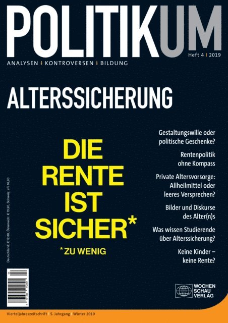 Johannes Varwick - Alterssicherung, E-bok