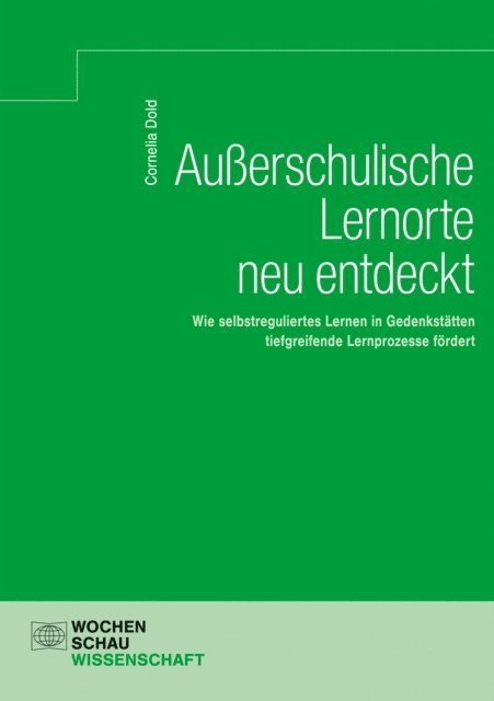 Cornelia Dold - Außerschulische Lernorte neu entdeckt, E-bok