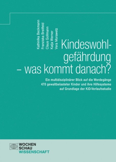 Katja Werner, Vera Morawetz, Claus Gollmann, Franziska Breitfeld, Kathinka Beckmann - Kindeswohlgefährdung - was kommt danach?, E-bok