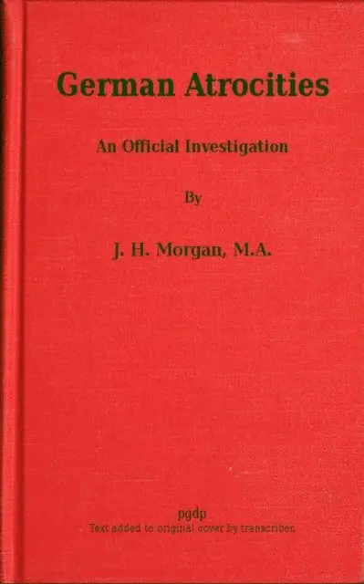 J. H. Morgan - German Atrocities, E-bok. Tillgänglighet: Lägg i varukorg