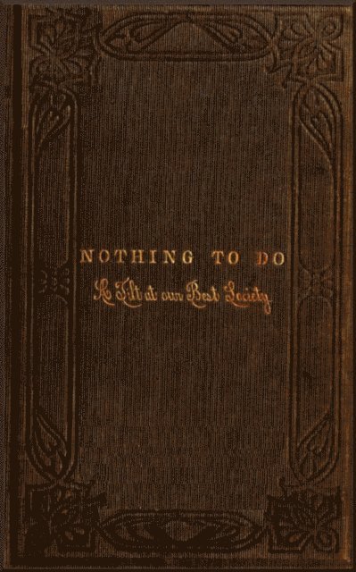 Jr. Horatio Alger - Nothing to Do - A Tilt at Our Best Society, E-bok. Tillgänglighet: Lägg i varukorg