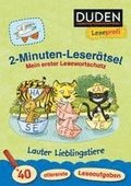 Leseprofi - 2-Minuten-Lesertsel: Mein erster Lesewortschatz. Lauter Lieblingstiere