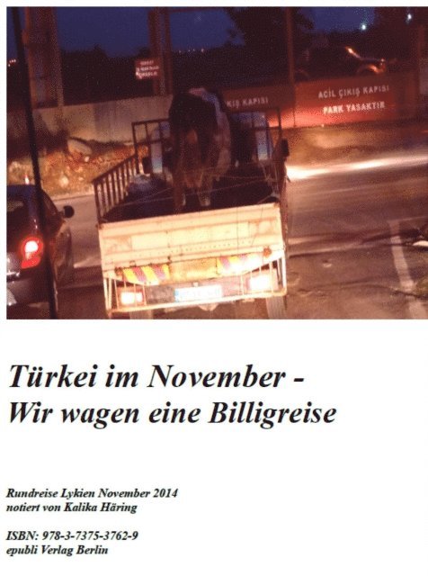Kalika Haring - Türkei im November - Wir wagen eine Billigreise, E-bok. Tillgänglighet: Lägg i varukorg