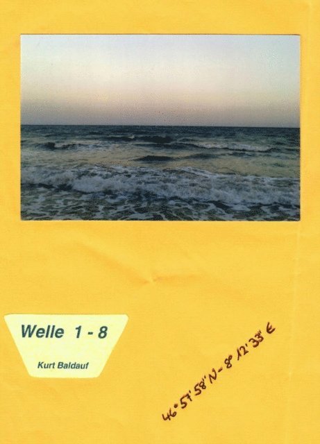 Kurt Baldauf - Welle 1 - 8, E-bok