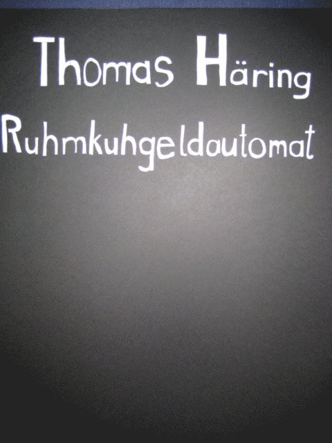 Thomas Haring - Ruhmkuhgeldautomat, E-bok
