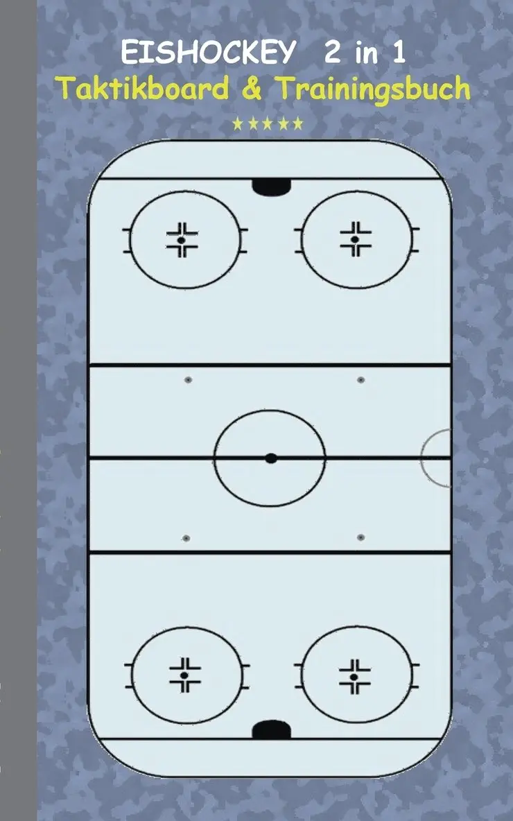 Eishockey 2 in 1 Taktikboard und Trainingsbuch