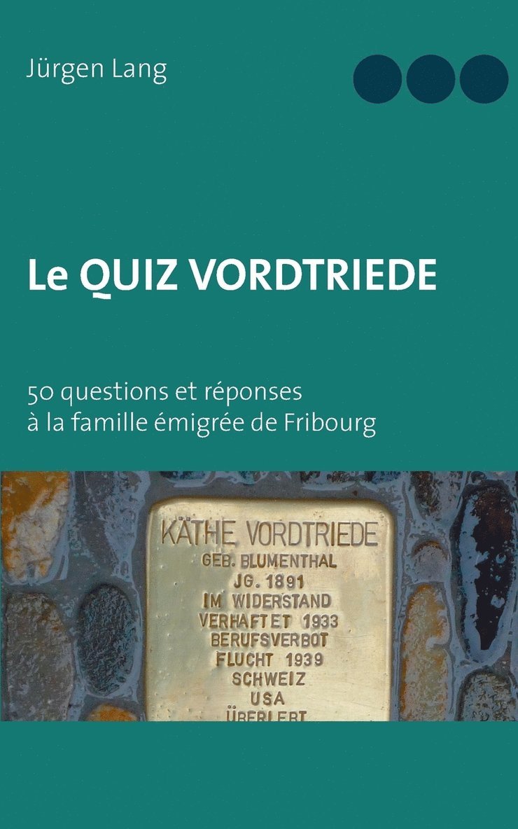 Jürgen Lang - Quiz Vordtriede, Häftad