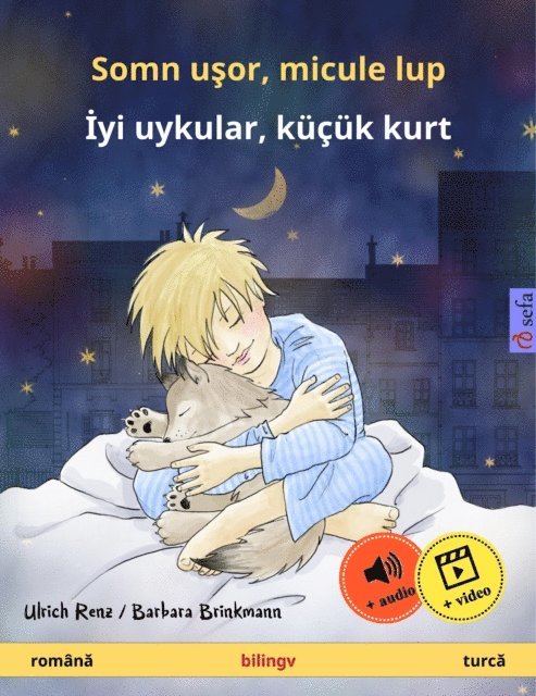 Ulrich Renz - Somn uşor, micule lup – İyi uykular, küçük kurt (română – turcă), E-bok