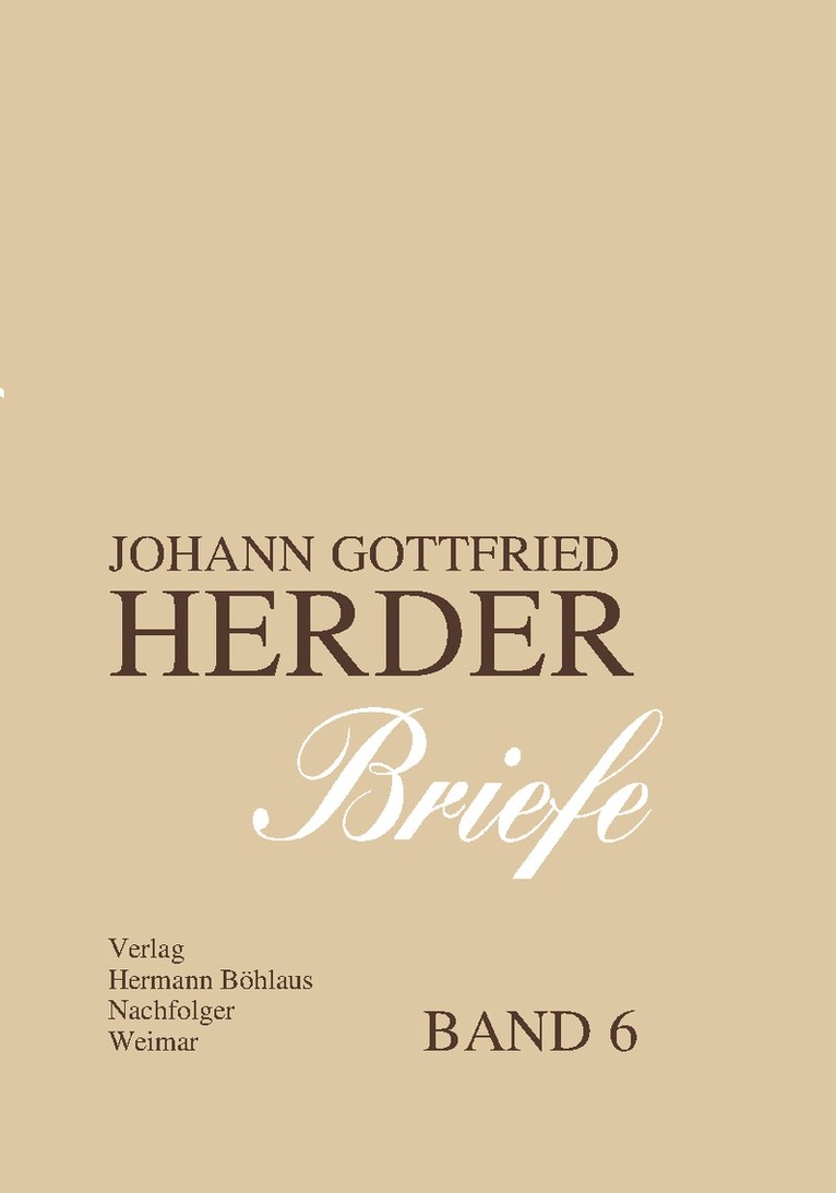 Karl-Heinz Hahn - Johann Gottfried Herder. Briefe., Inbunden. Tillgänglighet: Lägg i varukorg