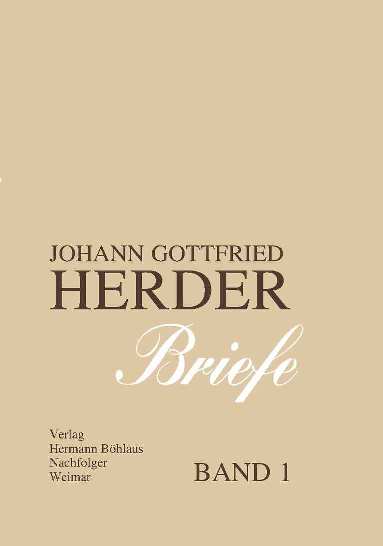 Karl-Heinz Hahn - Johann Gottfried Herder. Briefe., Inbunden. Tillgänglighet: Lägg i varukorg