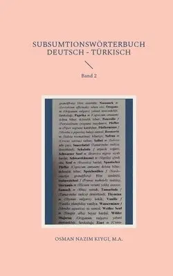 Nazim Kiygi - Subsumtionswörterbuch Deutsch - Türkisch, Häftad. Tillgänglighet: Lägg i varukorg