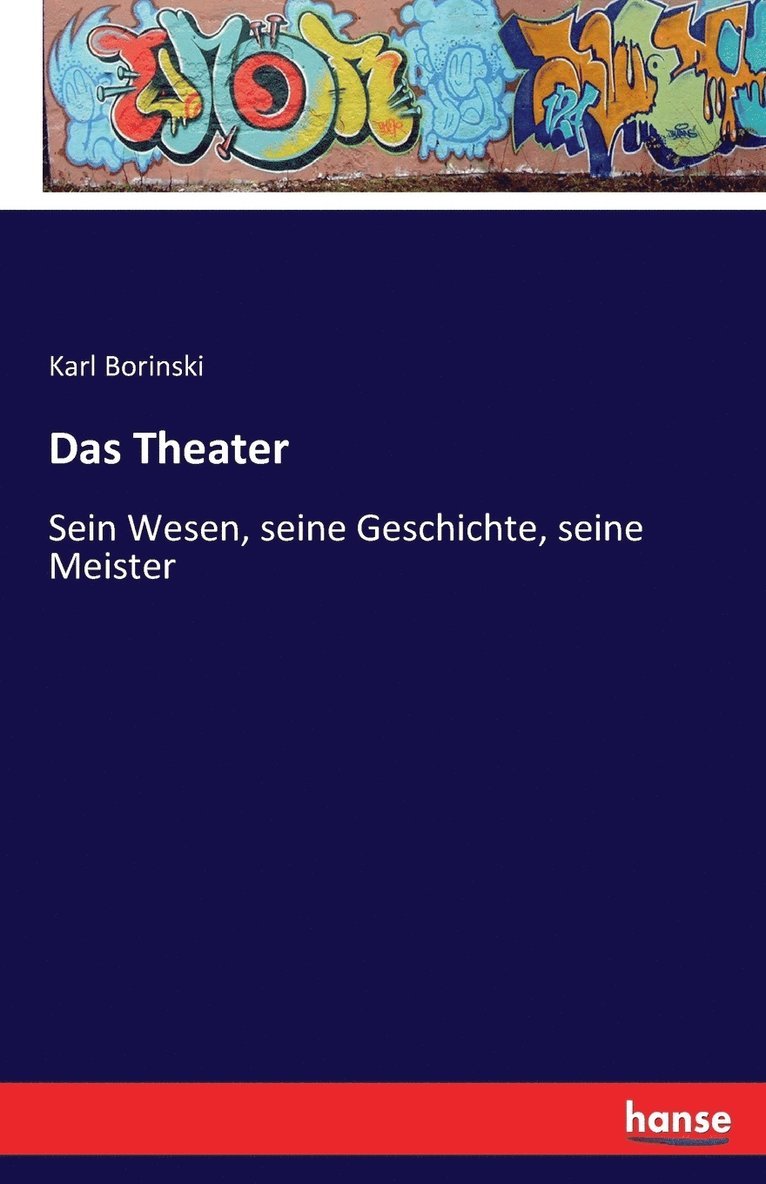 Karl Borinski - Theater, Häftad. Tillgänglighet: Lägg i varukorg