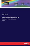 Katalog der Musik-Sammlung auf der Universit�ts-Bibliothek in Basel