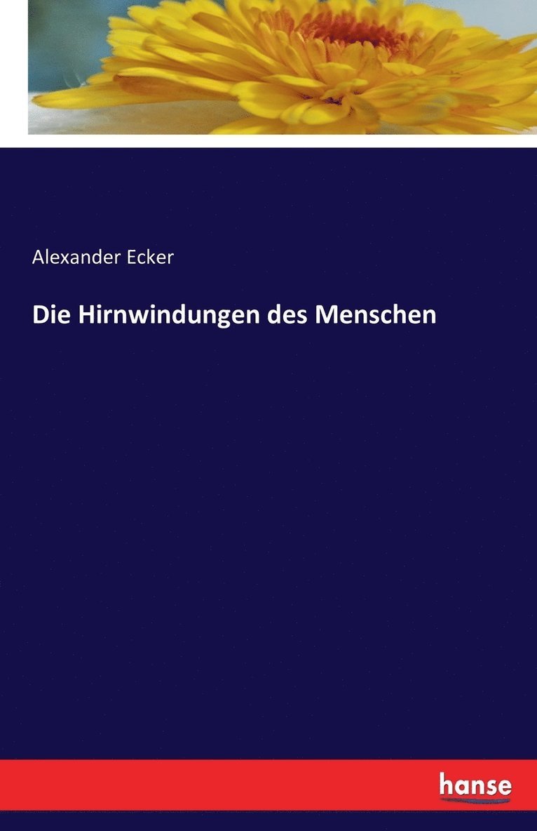Alexander Ecker - Hirnwindungen des Menschen, Häftad. Tillgänglighet: Lägg i varukorg