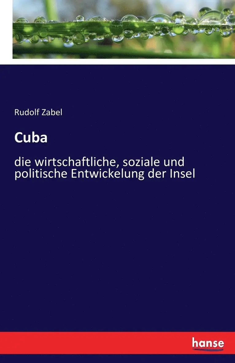 Rudolf Zabel - Cuba, Häftad. Tillgänglighet: Lägg i varukorg