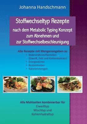 Johanna Handschmann - Stoffwechseltyp Rezepte nach dem Metabolic Typing Konzept zum Abnehmen und zur Stoffwechselbeschleunigung, Häftad