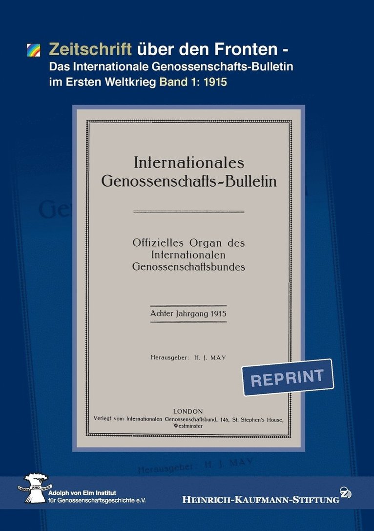 Institut Für Genossenschaftsgeschichte, Heinrich-Kaufmann-Stiftung - Zeitschrift über den Fronten, Häftad. Tillgänglighet: Lägg i varukorg