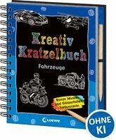 Kreativ-Kratzelbuch: Fahrzeuge, Häftad