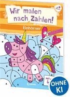 Wir malen nach Zahlen! - Einhörner, Häftad