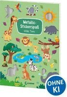 Metallic-Stickerspaß - Wilde Tiere, Häftad