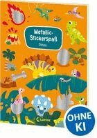 Metallic-Stickerspaß - Dinos, Häftad