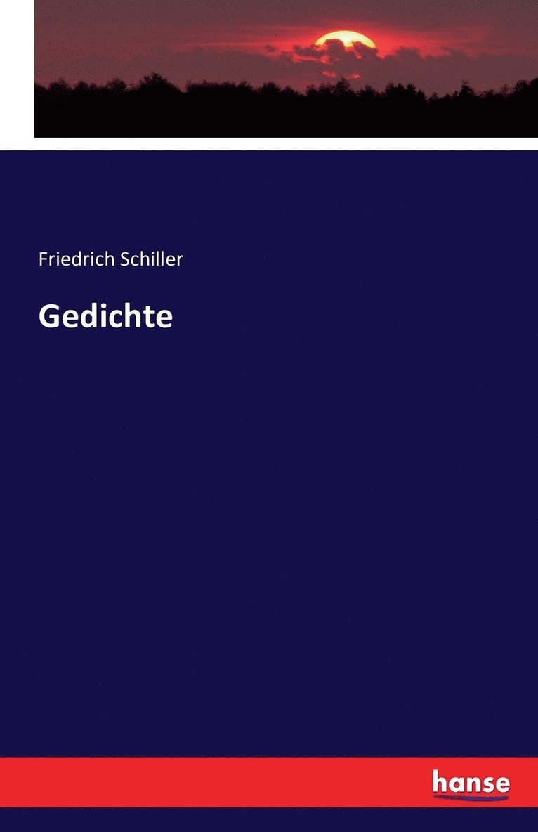 Friedrich Schiller - Gedichte, Häftad