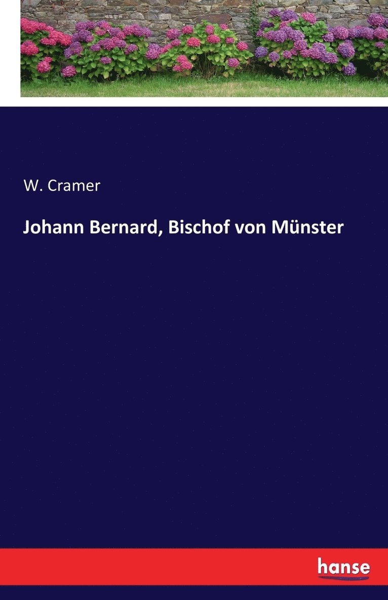 Johann Bernard, Bischof von Münster
